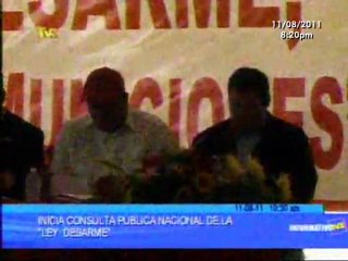 Consulta Publica sobre Ley Desarme en Maracay entre Oposición y Oficialismo