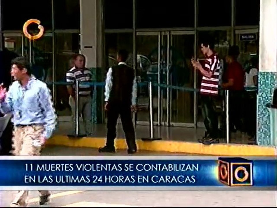 Extraoficial: 11 muertes violentas en Caracas en las últimas 24 horas