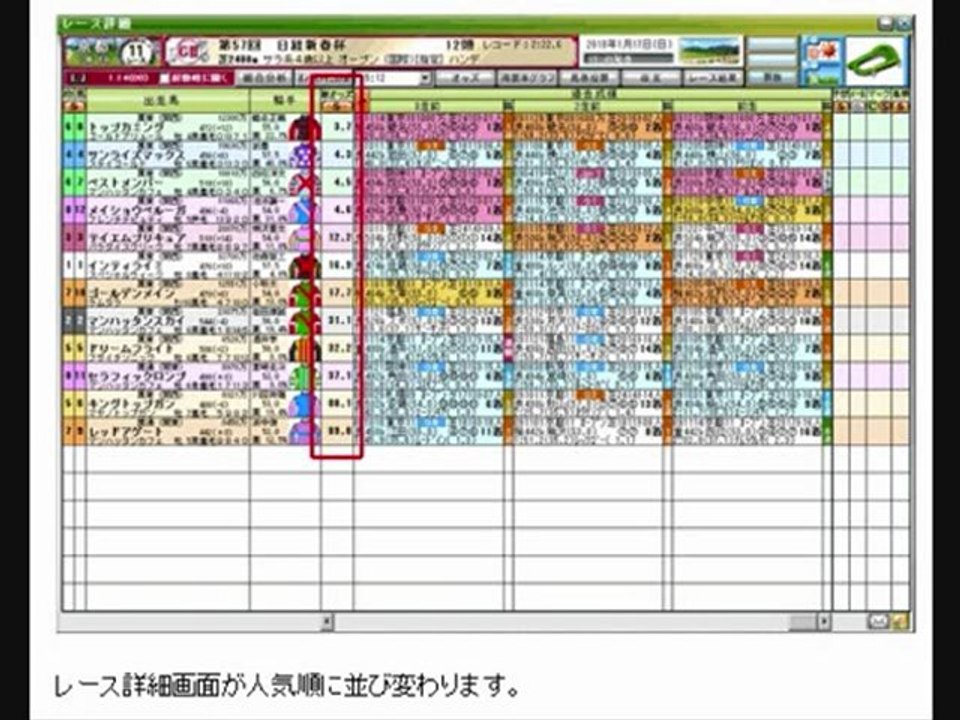 WIN5少点数買い・WIN5計算に超便利！競馬ソフト『競馬無双』初期設定～馬券投票の流れ⑤