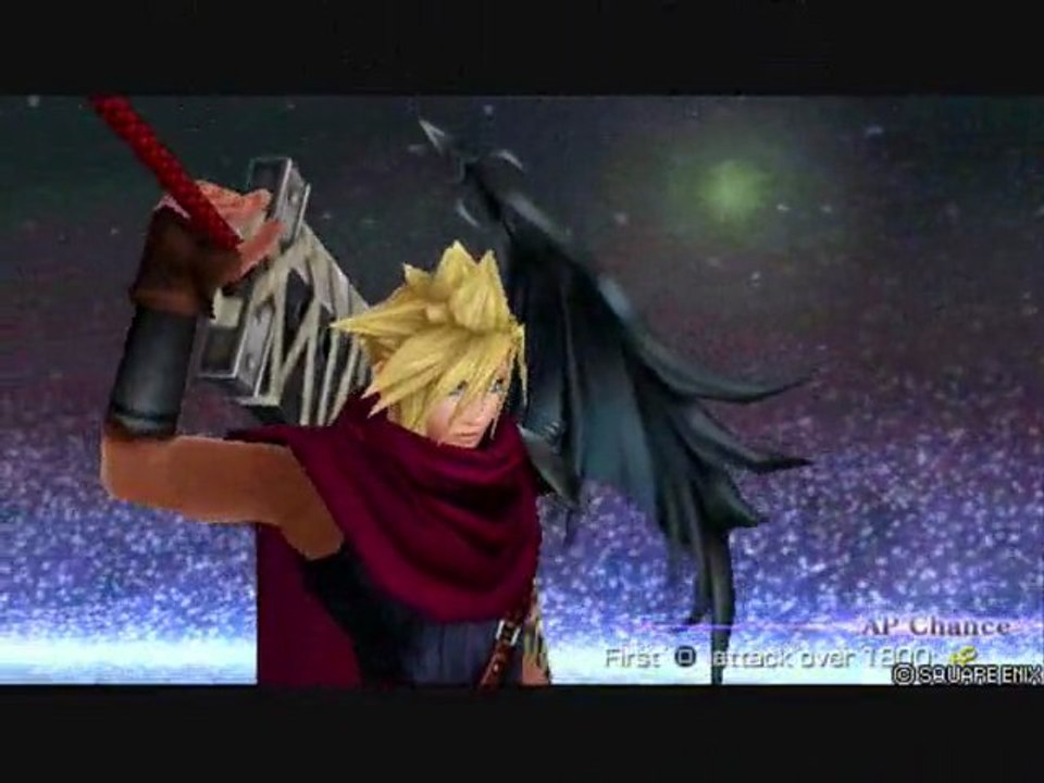 Dissidia final fantasy 2 combat Cloud (costume DLC1) vs Cloud et Cloud vs Linghtning
