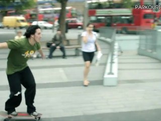 Rolling & Skate-to-Kong - Daniel Ilabaca Parkour Tour