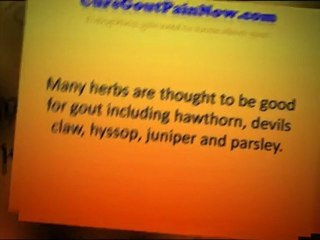 Gout Remedies