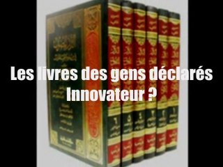 Les livres des gens déclarés Innovateur ?