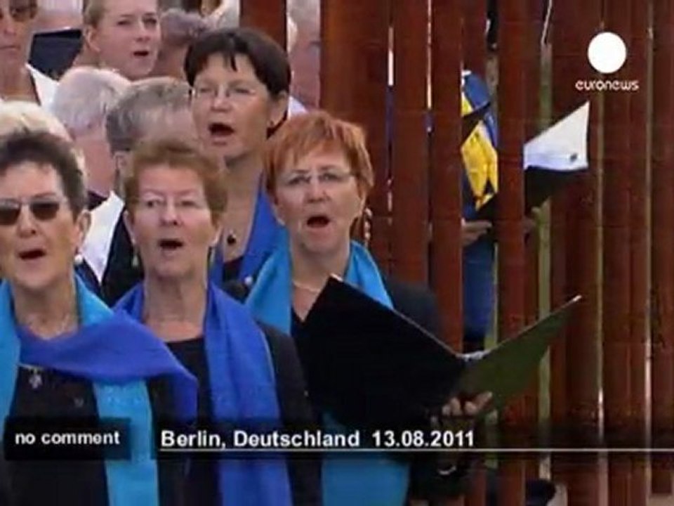 Germany marks 50th anniversary of Berlin... - no comment