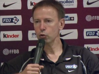 Vincent Collet : "une très bonne chose de jouer l'Espagne en préparation"