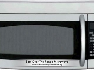 Best Over The Range Microwave
