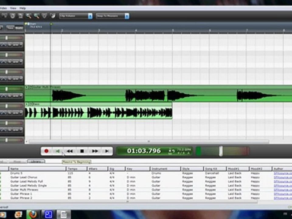 Mixcraft5 Présentation ou Tuto