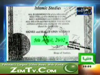 Fake Degrees of Aamir Liaquat