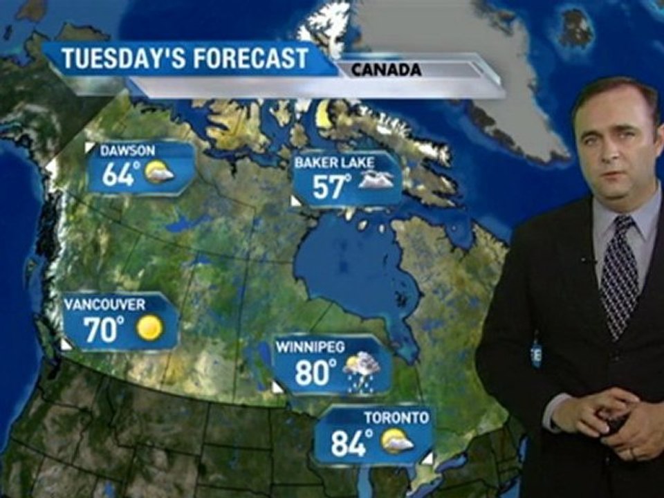 Canada Vacation Forecast - 08/14/2011