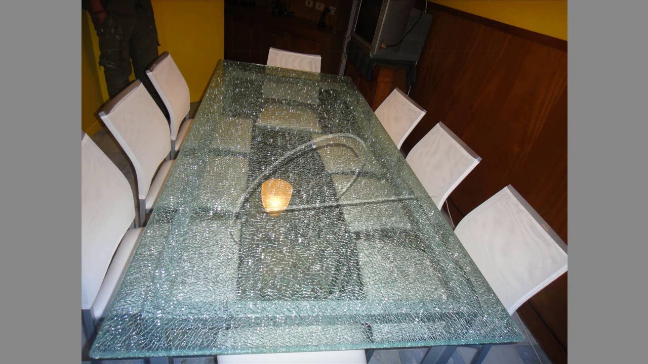 Tapas para Mesa de Cristal Estallado o Cristal Crudo eco-alum®