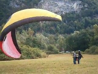parapente atterissage aout 2011