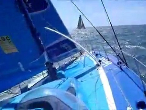 14 août 2011 - Top départ de la Rolex Fastnet Race à bord de Virbac-Paprec 3