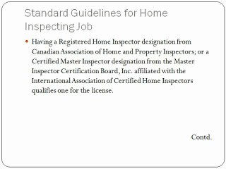 Edmonton Mortgage - 2011 Alberta Home Inspector Rules