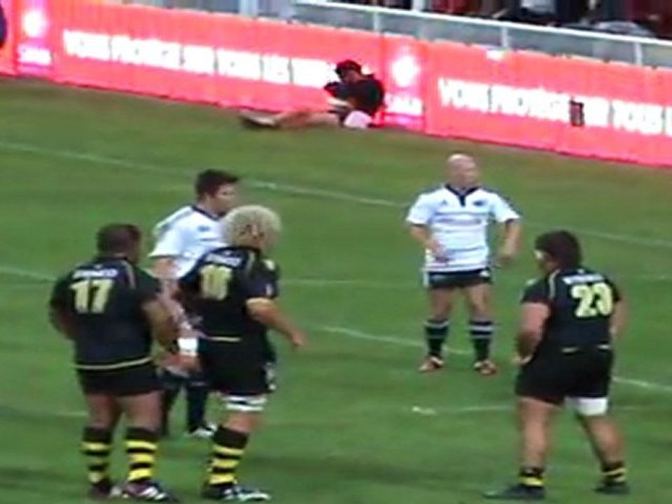 ASR - Munster 12 Aout 2011 -  Phases de jeu - 2ème mi temps - Touche gagnée