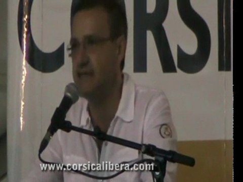 Discours de Jean-Guy TALAMONI (CORSICA LIBERA) GHJURNATE INTERNAZIUNALE 2011
