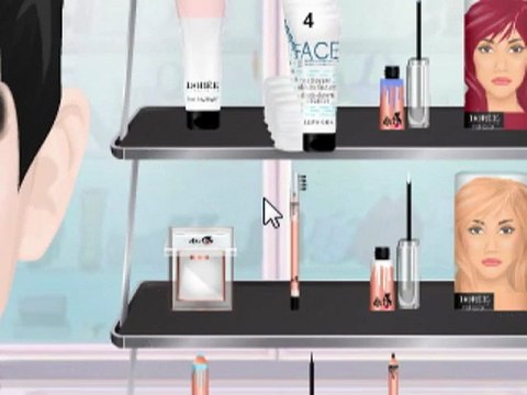 Stardoll siyah-beyaz makyaj