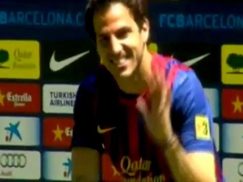 Fabregas présenté à Barcelone
