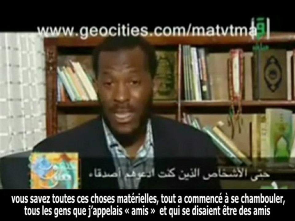 Témoignage d'un converti à l'Islam suite aux caricatures danoises (sous titré en français)