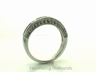 FDENS1187B  Princess Cut Diamond Bridal Band Channel Setting