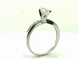 FDENS3092HTR  Heart Shape Diamond Intertwined Channel Setting Engagement Ring