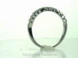 FDENS3041B  Round Cut Diamond Wedding Anniversary Band Prong Setting