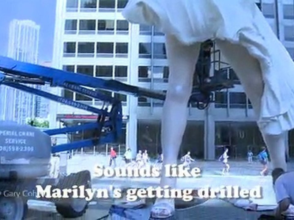 Marilyn Monroe on Michigan Ave in Chicago