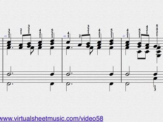 Henry Purcell's Trumpet Voluntary sheet music - Video Score