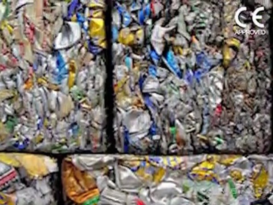 SINOBALER - Bottle Baler, Hollow Plastic Baling Machine, Soda Cans Baling Press