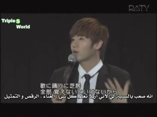 SS501 Kim Hyun Joong - Break Down showcase p3 [Arab Sub]