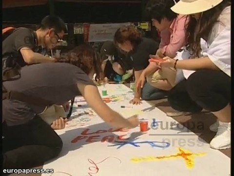 Peregrinos de todo el mundo se reúnen en Guernica