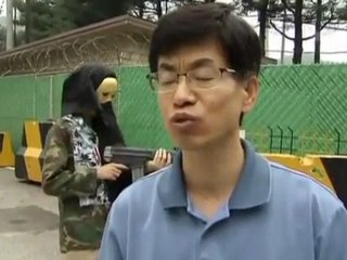 South Korea protests military drill