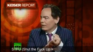 Max Keiser à David Cameron - Shut The F**** Up !!!