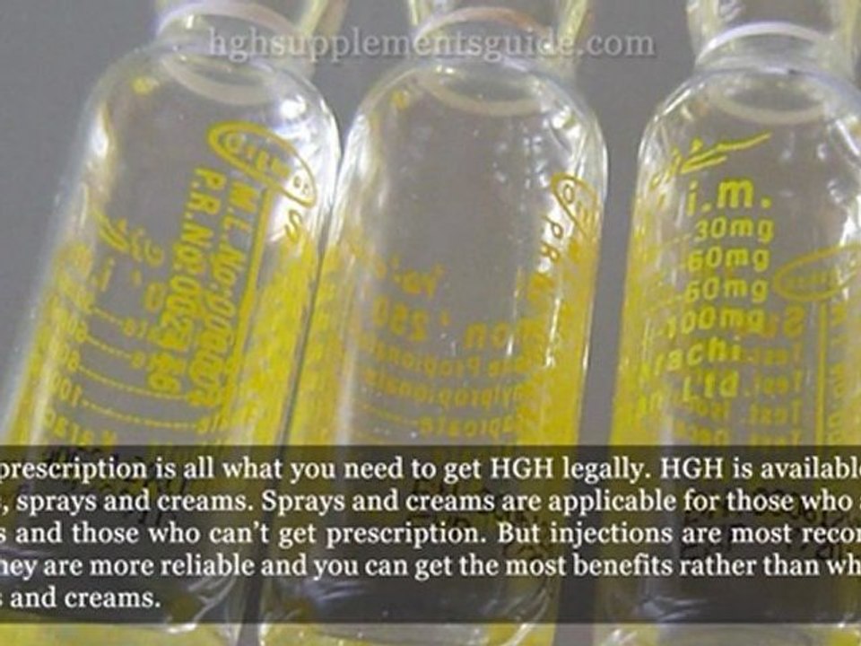 How to Legally Get HGH