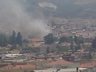 İzmir Buca da yangın