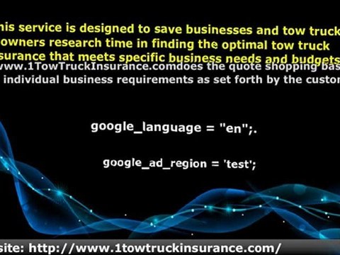 Get Tow Truck Insurance Quotes At Cheapest Price