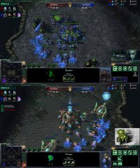 [SC2] vVvNinja Vs coLRyze : Views of 2 players Starcraft II :