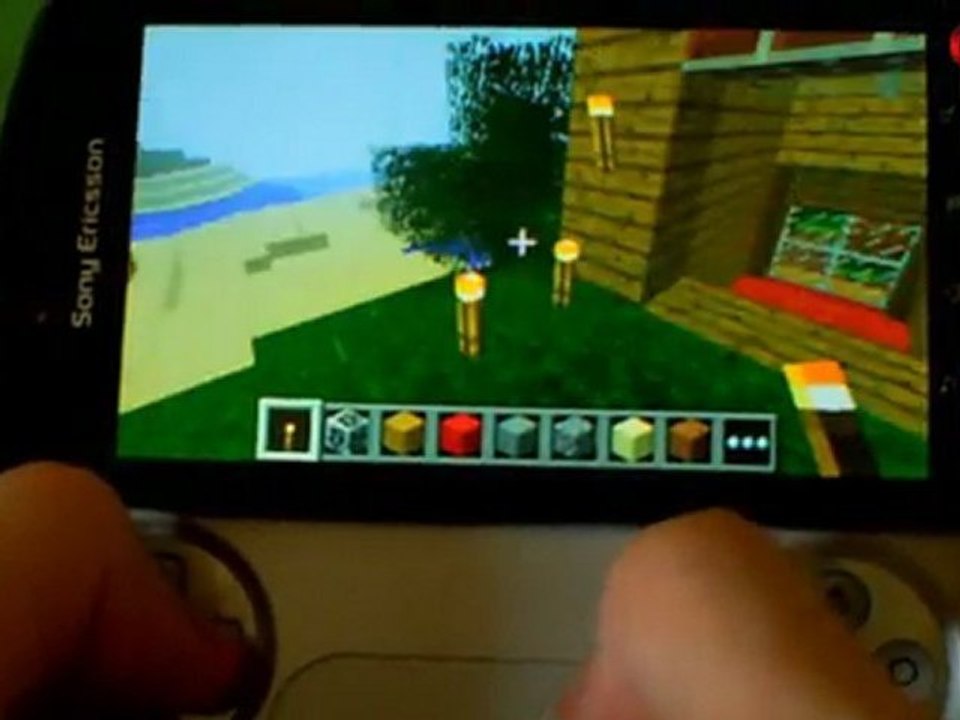 Les Chroniques de Minecraft : Episode 4 [Test Minecraft Xperia Play] HD