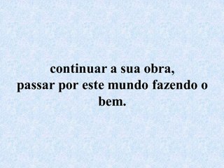 Sexta-feira Santa - A Missão
