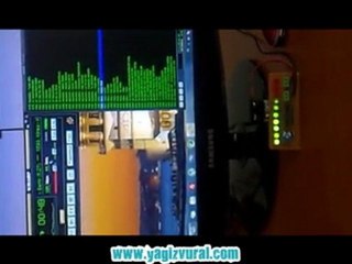 LM3915 İLE 10 LED'Lİ VUMETRE DEVRESİ ÇALIŞMA VİDEOSU