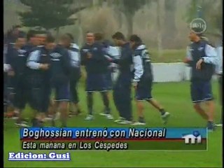 Boghossian entreno con Nacional