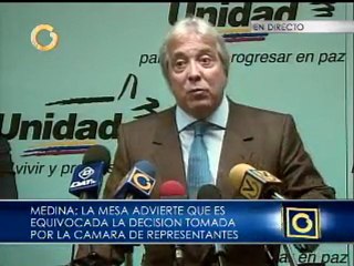 MUD niega financiamiento extranjero