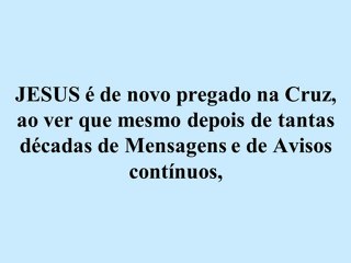 Sexta-feira Santa - Mensagem de Nossa Senhora