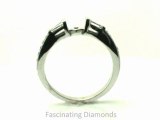 FDENS3074R  Semi Mount Baguette Diamond Engagement Ring In Prong Setting