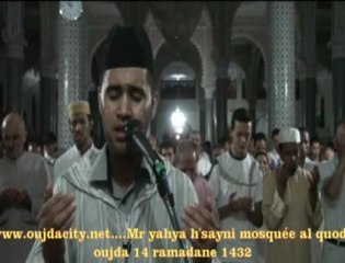 دعاء  المنتصف من شهر رمضان شهر التوبة والغفران ، بمسجد القدس بوجدة / للمقرئ يحيى احسايني وجدة 14 رمضان 1432