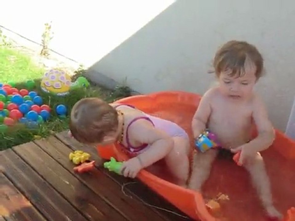 16 aout dans la piscine
