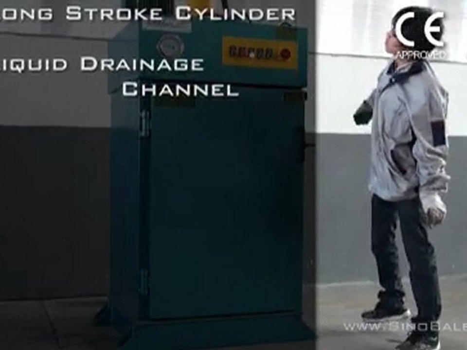 SINOBALER - Drum Crusher, Drum Crushing Machine, Barrel Flattener, Barrel Recycle