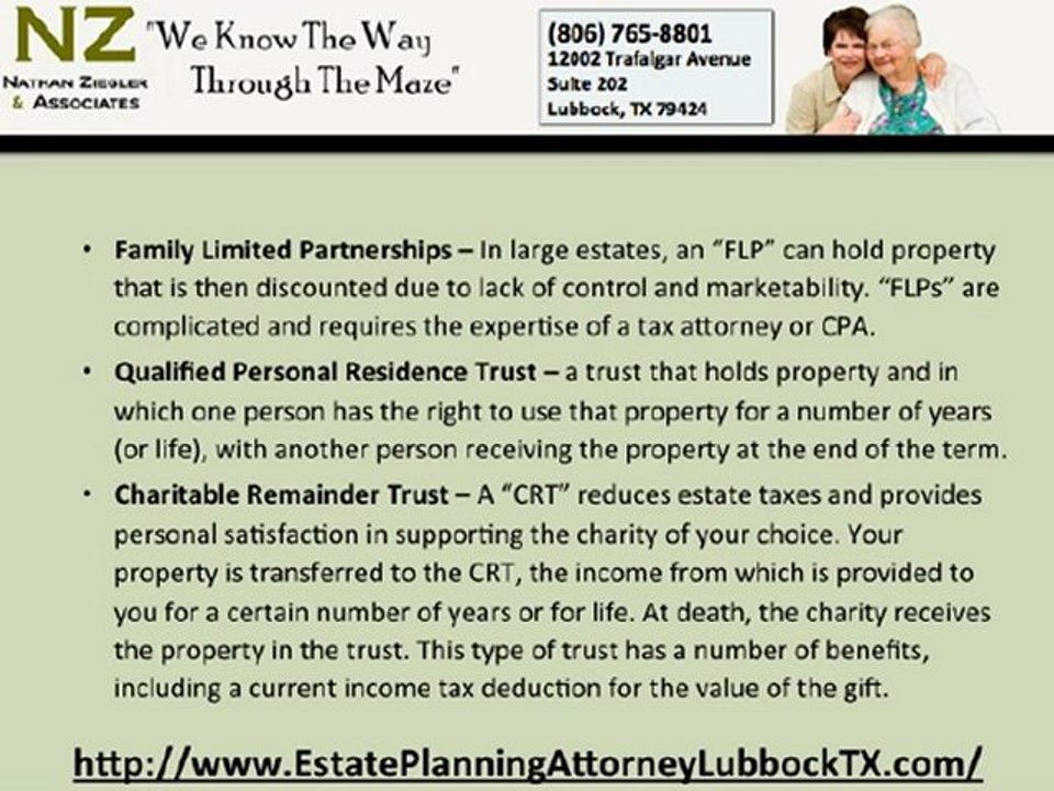 Estate Planning Attorney Lubbock TX - Save On Estate Taxes
