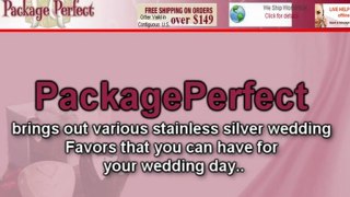Stainless Silver Wedding Favors