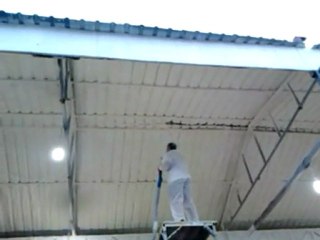 Poliüretan Köpük ile ters tavan izolasyonu