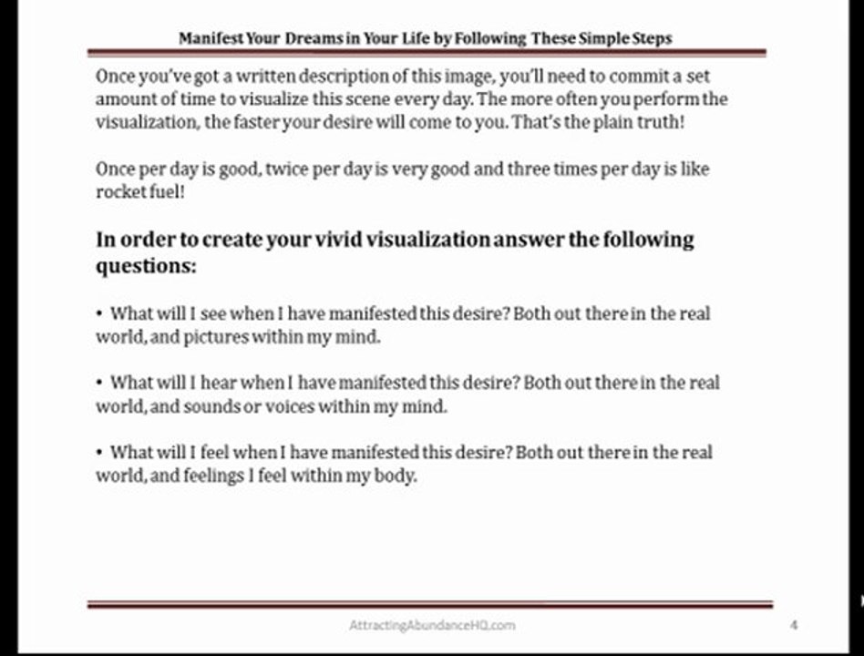 Manifest Your Dreams in Your Life by Following These Simple Steps